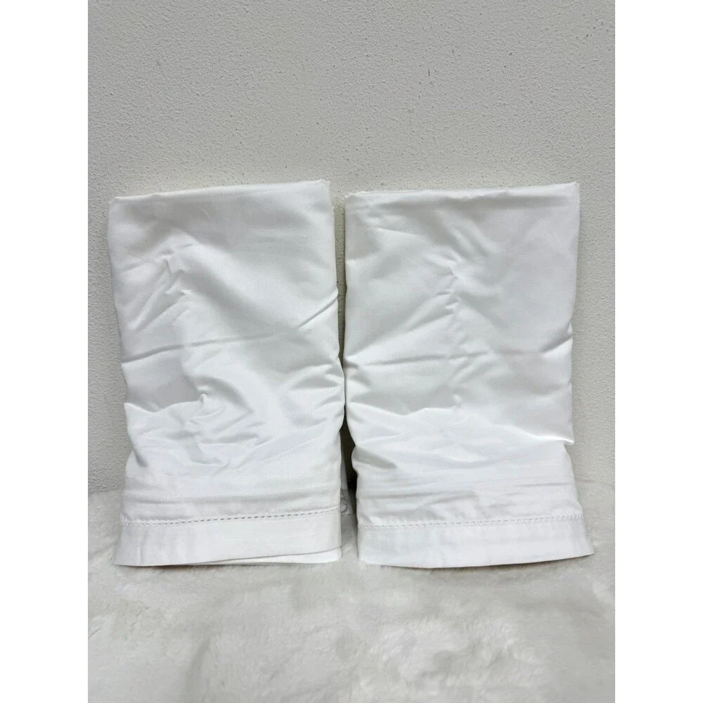 Hotel Collection 680TC Supima Cotton White King TWO Pillowcases